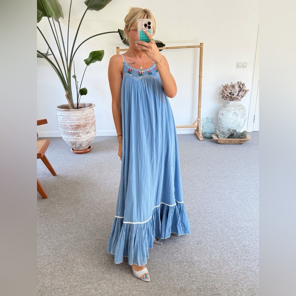 Free People Tip Toeing Tulip Midi Dress